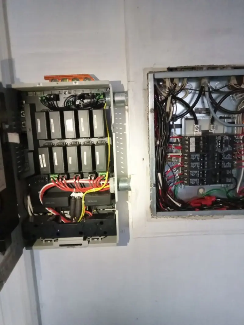 Electrical panel upgrade completed for Ring Doorbell Installation in Ferris